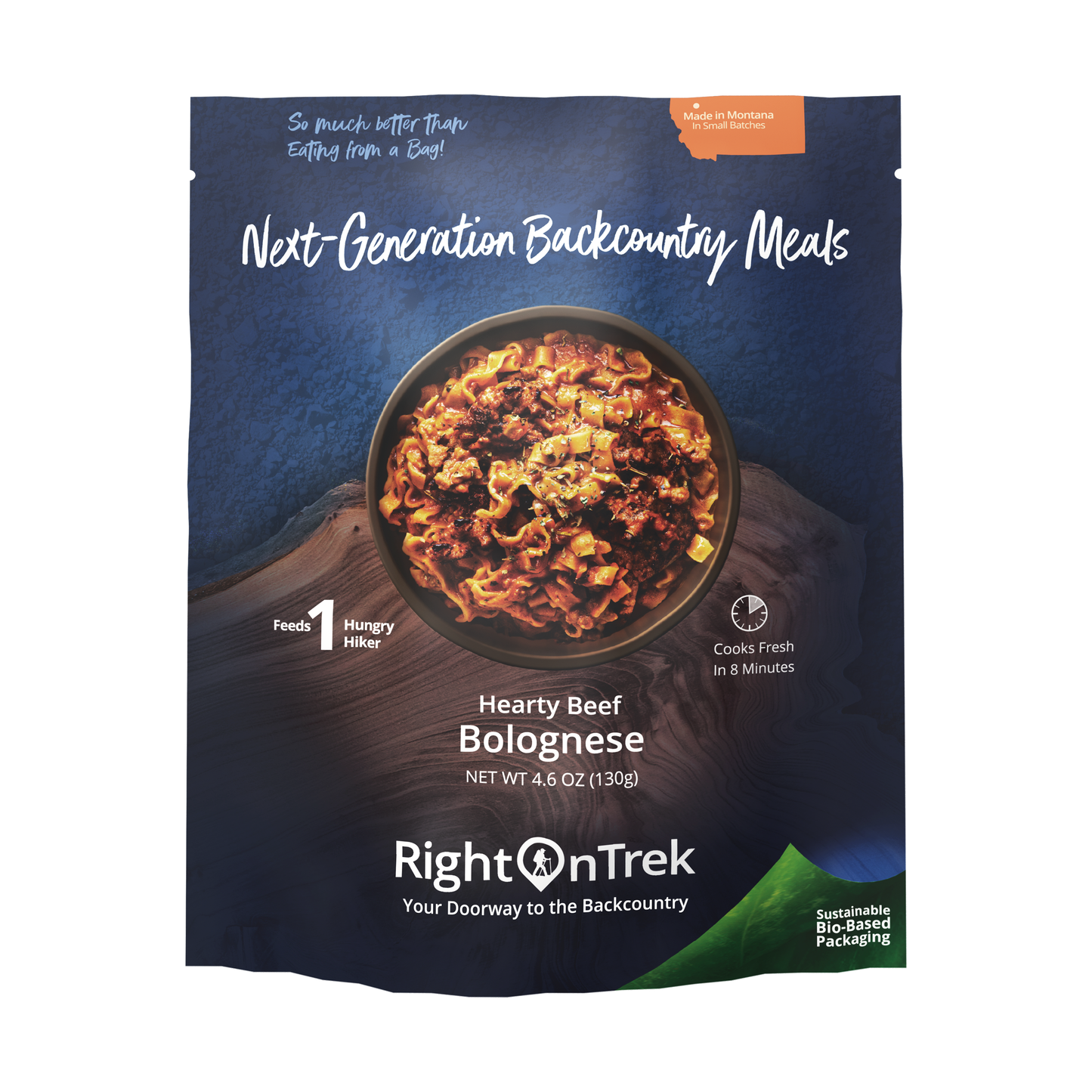 RIGHT ON TREK Hearty Beef Bolognese