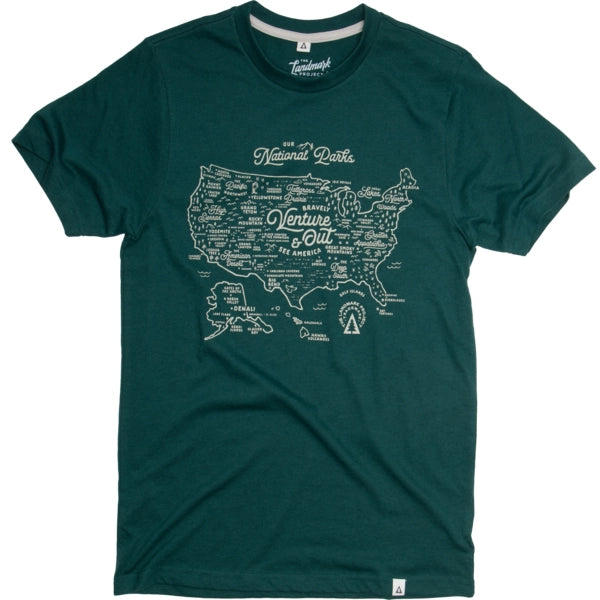 THE LANDMARK PROJECT National Park Map Tee