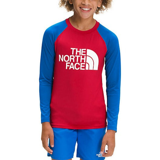 THE NORTH FACE Boys Print Amphibious Long Sleeve Sun Tee