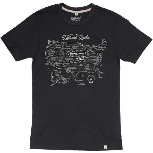 THE LANDMARK PROJECT National Park Map Tee