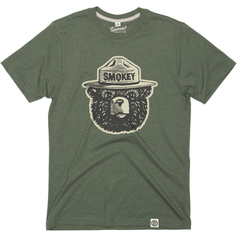 THE LANDMARK PROJECT Smokey Bear Logo Tee