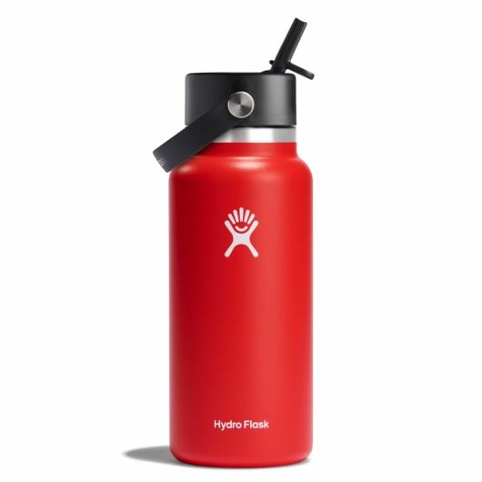 HYDRO Wide Mouth Insulated Bottle With Flex Straw